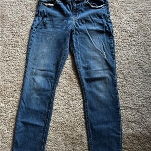 Eunina Women's Dark Blue Skinny Jeans